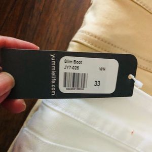 Yummy jeans. Size 14 33 long. They have stretch. One pair $30 or both for $50